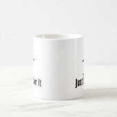 Hurdling net over het Vrouw Hurdler meisje mam Koffiemok (Center)