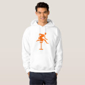 Hurdling - Sinaasappel Hoodie (Voorkant volledig)