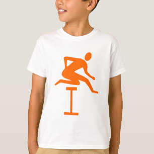 Hurdling - Sinaasappel T-shirt
