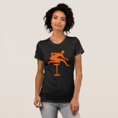 Hurdling - Sinaasappel T-shirt (Voorkant volledig)