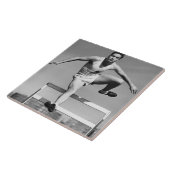 Hurdling Tegeltje (Zijkant)