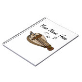 Hurdy Gurdy Folk Muzikant Muziekdocent Custom Notitieboek (Linkerzijde)