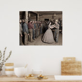 Hurdy Gurdy Girl Poster (Keuken)