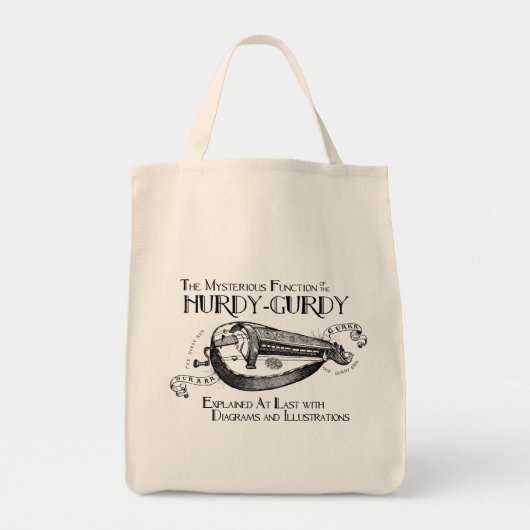 Hurdy-Gurdy lichtkruidzak Tote Bag (Voorkant)
