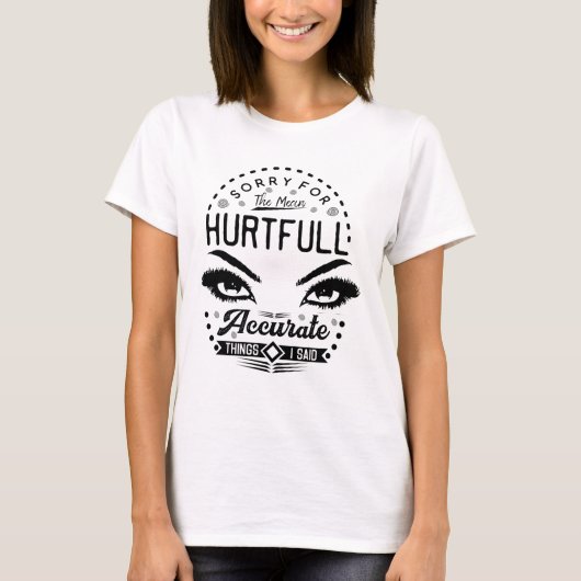 Hurfull nauwkeurige offerte t-shirt (Voorkant)