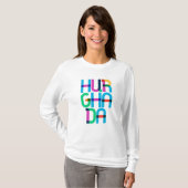 Hurghada Egypt Pop Art Letters T-shirt (Voorkant volledig)