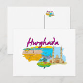 Hurghada - Egypte.png Briefkaart (Voorkant / Achterkant)