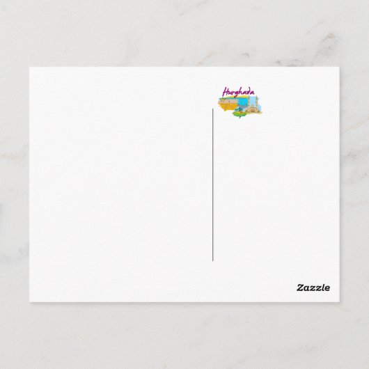 Hurghada - Egypte.png Briefkaart (Achterkant)