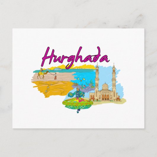Hurghada - Egypte.png Briefkaart (Voorkant)