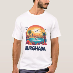 Hurghada Egypte Reis Aandenken Cadeau Voor Ontdekk T-shirt