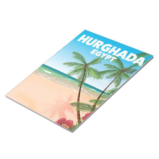 Hurghada Egypte reisposter Notitieblok (Schuin)