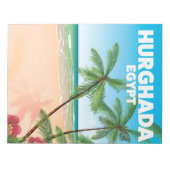 Hurghada Egypte reisposter Notitieblok (Voorkant)