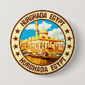 Hurghada Ronde Button 7,6 Cm (Voorkant)