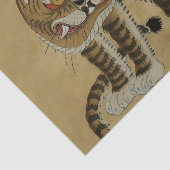 Hurktijger Minhwa met Ekster Tissuepapier (Detail)