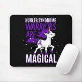 Hurler Syndroom Warrior Awareness Unicorn MPS-in P Muismat (Met muis)