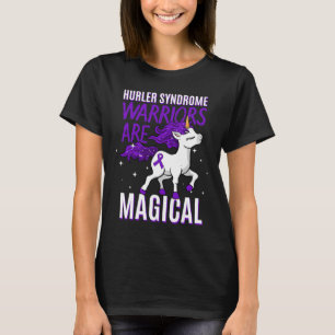 Hurler Syndroom Warrior Awareness Unicorn MPS-in P T-shirt