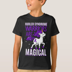 Hurler Syndroom Warrior Awareness Unicorn MPS-in P T-shirt