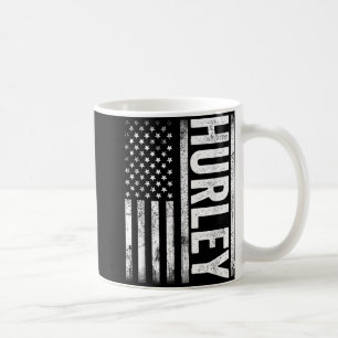 Hurley Ky Amerikaanse vlag retro voor mannen W Koffiemok