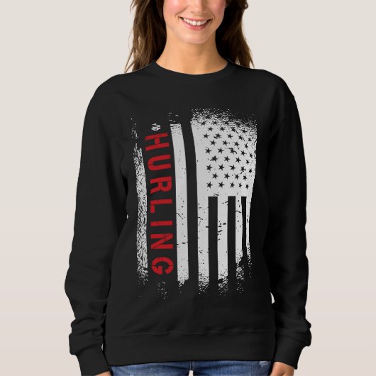 Hurling American Flag Trui (Voorkant)