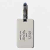 Hurling Bagagelabel (Achterkant verticaal)