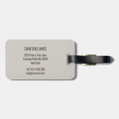 Hurling Bagagelabel (Achterkant horizontaal)