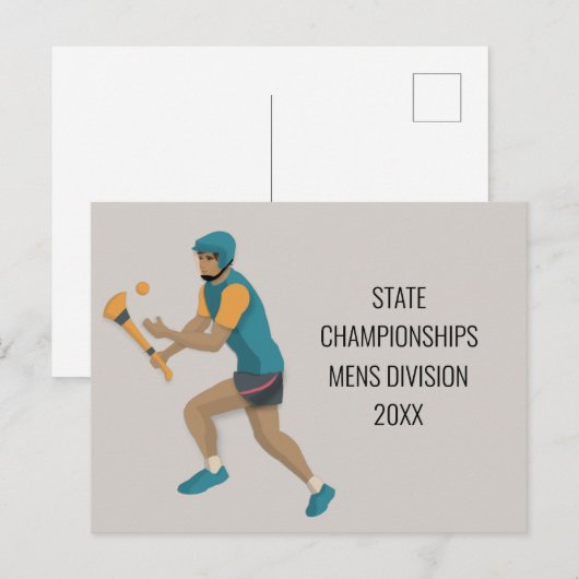 Hurling Briefkaart (Voorkant / Achterkant)