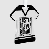 Hurling Camogie, met naam & nummer Ornament (voorkant)