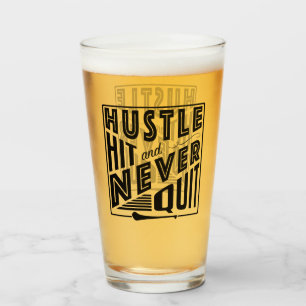 Hurling Hustle Hit & Never Quit, GAA Gaelic Games Glas