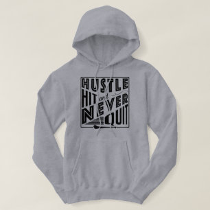 Hurling Hustle Hit & Nooit Opgeven, GAA Gaelic Gam Hoodie