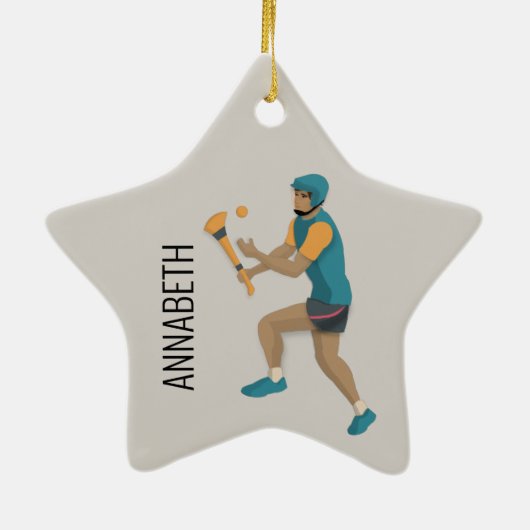 Hurling Keramisch Ornament (Achterkant)