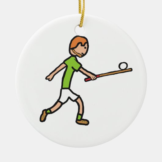 Hurling Keramisch Ornament (Voorkant)