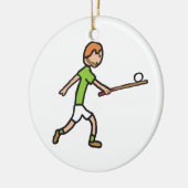 Hurling Keramisch Ornament (Links)