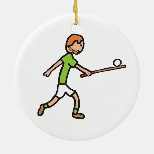Hurling Keramisch Ornament (Achterkant)