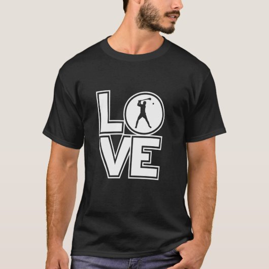 Hurling LOVE Funny Hurling Speler T-shirt (Voorkant)