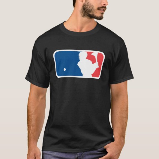 Hurling Parody Major League Style Logo T-shirt (Voorkant)