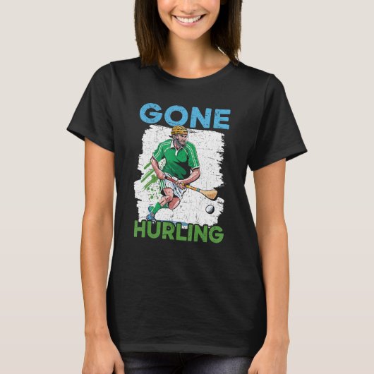 Hurling Speler Hurling Coach Irish Hurling Sport T-shirt (Voorkant)