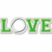 Hurling speler Ierse Gaelic Sports Fan Sticker (Voorkant)