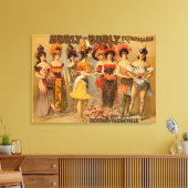 Hurly-Burly Extravaganza en Refined Vaudeville Canvas Afdruk (Insitu (Woonkamer))