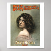 Hurly Burly Extravaganza - Sadie Harris Poster (Voorkant)