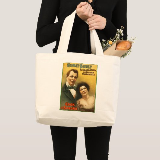 HURLY-BURLY GROTE TOTE BAG (Voorkant (product))