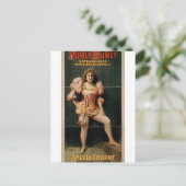 Hurly Burly, 'Sylvia Thorne' Retro Theater Briefkaart (Staand voorkant)