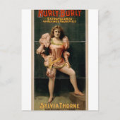 Hurly Burly, 'Sylvia Thorne' Retro Theater Briefkaart (Voorkant)