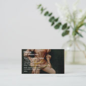 Hurly Burly, 'Sylvia Thorne' Retro Theater Visitekaartje (Staand voorkant)