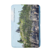 Huron Island Lighthouse wide angle bathmat Badmat (Voorkant Verticaal)