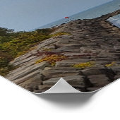 Huron Lighthouse in Huron, Ohio op een Poster (Hoek)