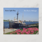 Huron Lightship-kaart Briefkaart (Voorkant)