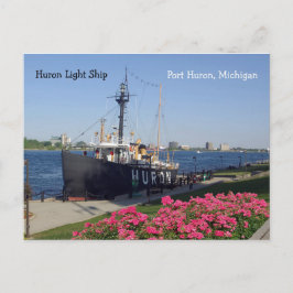 Huron Lightship-kaart Briefkaart