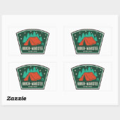 Huron-Manistee National Forest Camping Rechthoekige Sticker (Vel)