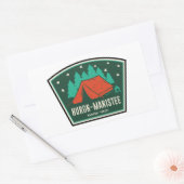 Huron-Manistee National Forest Camping Rechthoekige Sticker (Envelop)