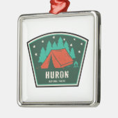 Huron National Forest Camping Metalen Ornament (Links)